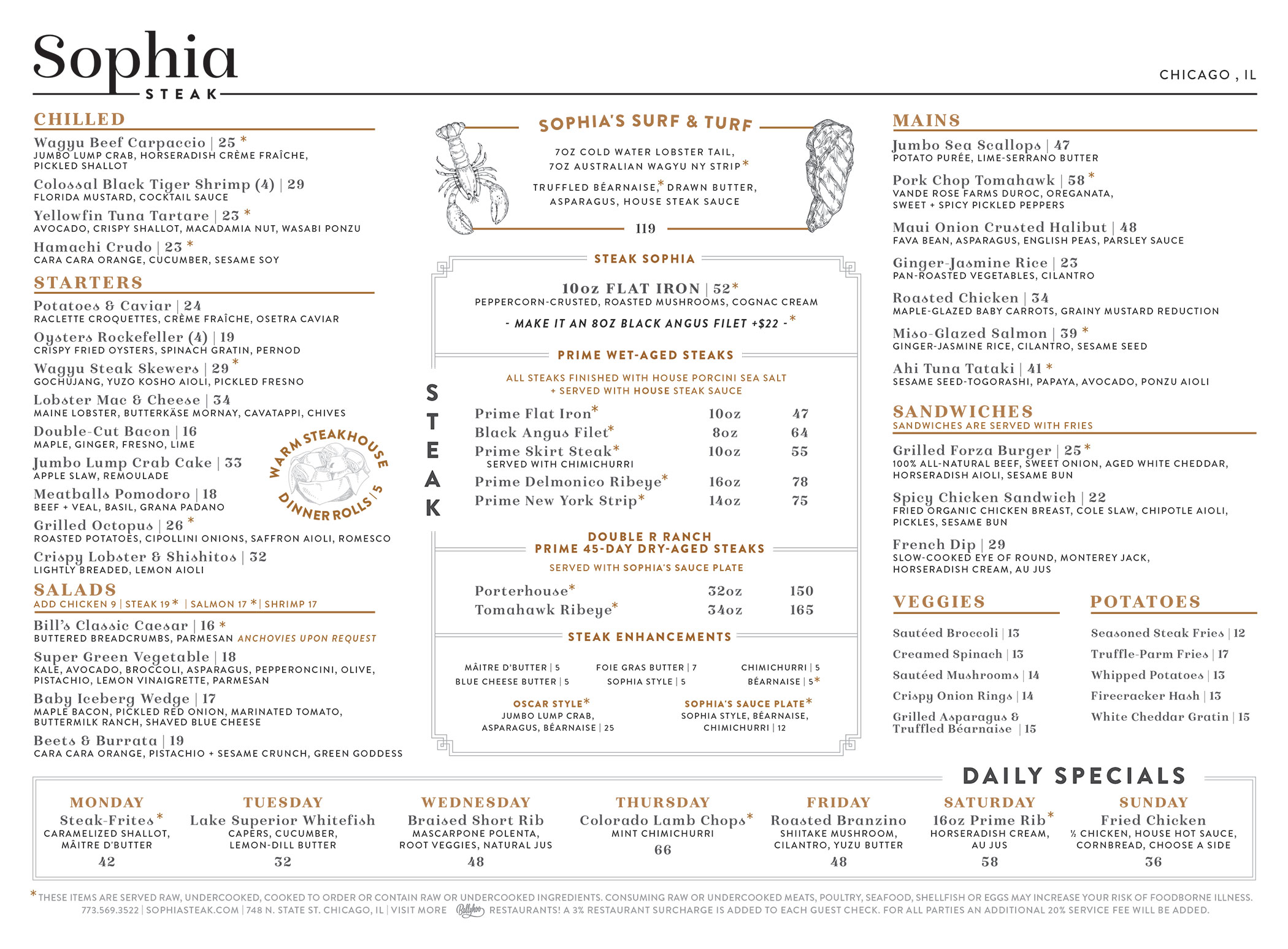 Dinner Menu